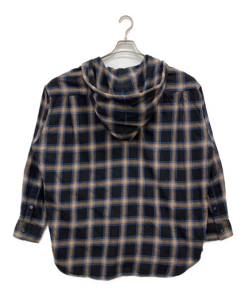 DIESEL（ディーゼル）DIESEL (ディーゼル) シャツ ブラウン×ブラック サイズ:46の古着・服飾アイテム