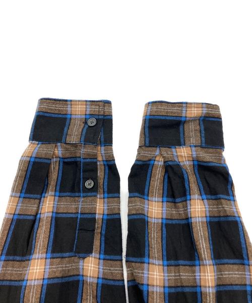 DIESEL（ディーゼル）DIESEL (ディーゼル) シャツ ブラウン×ブラック サイズ:46の古着・服飾アイテム