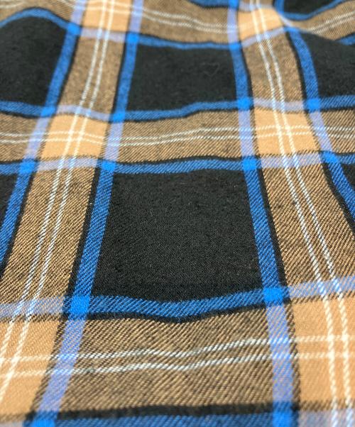 DIESEL（ディーゼル）DIESEL (ディーゼル) シャツ ブラウン×ブラック サイズ:46の古着・服飾アイテム