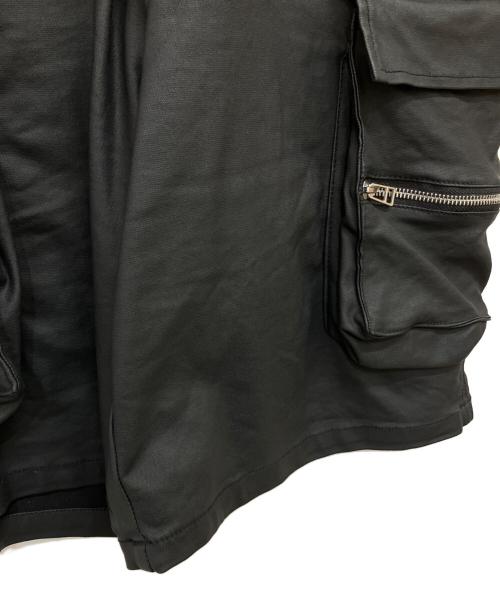 DANKE SCHON（ダンケ シェーン）DANKE SCHON (ダンケ シェーン) COATING CARGO SHORTS ブラック サイズ:Mの古着・服飾アイテム