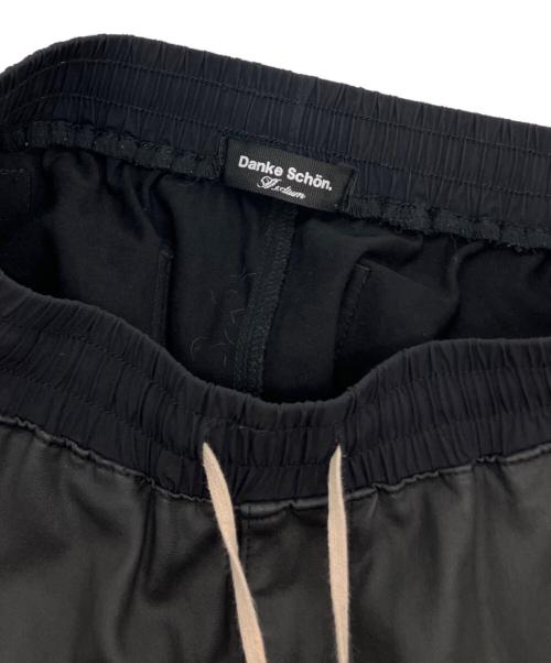 DANKE SCHON（ダンケ シェーン）DANKE SCHON (ダンケ シェーン) COATING CARGO SHORTS ブラック サイズ:Mの古着・服飾アイテム