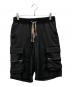 DANKE SCHON（ダンケ シェーン）の古着「COATING CARGO SHORTS」｜ブラック