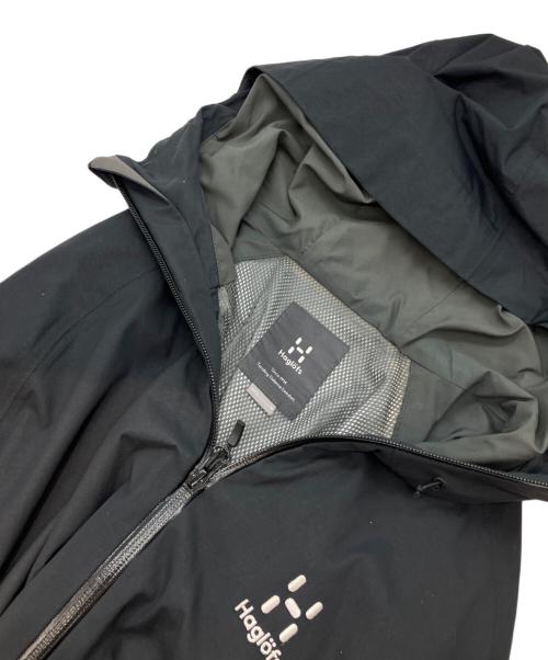 HAGLOFS（ホグロフス）HAGLOFS (ホグロフス) ESKER JACKET ブラック サイズ:Mの古着・服飾アイテム
