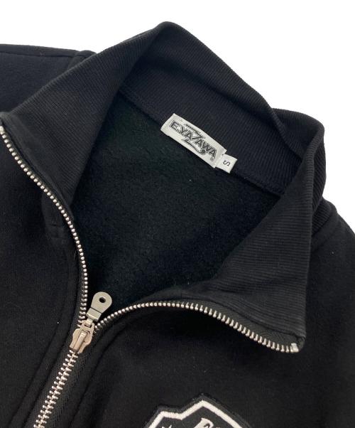 E・YAZAWA（イー・ヤザワ）E・YAZAWA (イー・ヤザワ) ジップアップジャケット ブラック サイズ:Sの古着・服飾アイテム