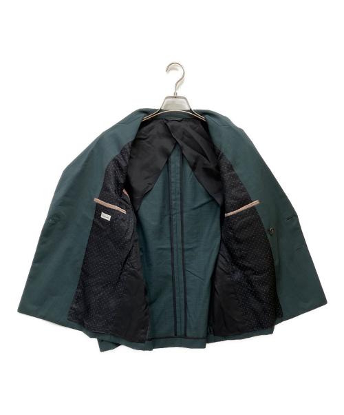 PAUL SMITH（ポールスミス）Paul Smith (ポールスミス) ダブルブレストテーラードジャケット グリーン サイズ:Lの古着・服飾アイテム