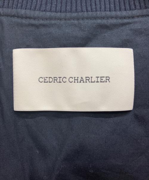 CEDRIC CHARLIER（セドリック シャルリエ）CEDRIC CHARLIER (セドリック シャルリエ) ボンバージャケット ネイビー サイズ:50の古着・服飾アイテム
