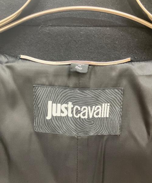 JUST CAVALLI（ジャストカヴァリ）JUST CAVALLI (ジャストカヴァリ) コート ブラック サイズ:48の古着・服飾アイテム