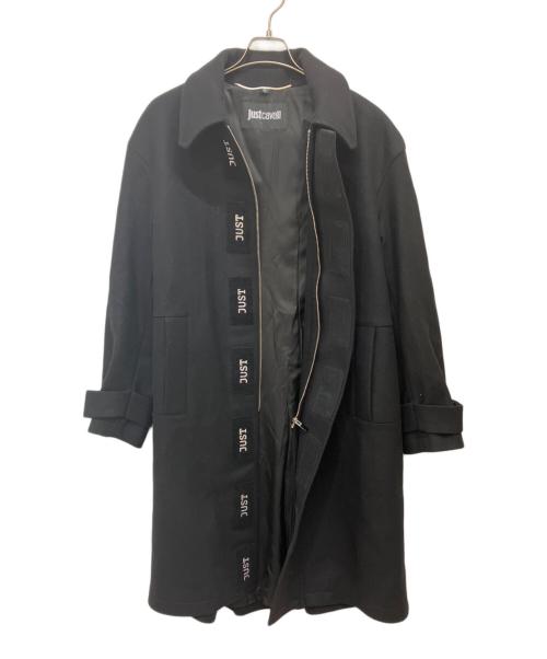 JUST CAVALLI（ジャストカヴァリ）JUST CAVALLI (ジャストカヴァリ) コート ブラック サイズ:48の古着・服飾アイテム