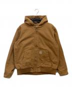 CarHarttカーハート）の古着「WASHED DUCK INSULATED ACTIVE JACKET」｜ベージュ