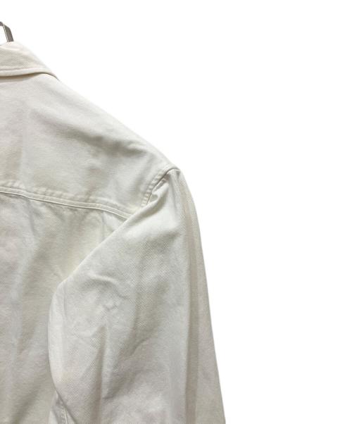 Calvin Klein Jeans（カルバンクラインジーンズ）Calvin Klein Jeans (カルバンクラインジーンズ) BOXY SHIRT JACKET ホワイト サイズ:Mの古着・服飾アイテム