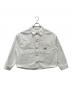 Calvin Klein Jeans（カルバンクラインジーンズ）の古着「BOXY SHIRT JACKET」｜ホワイト