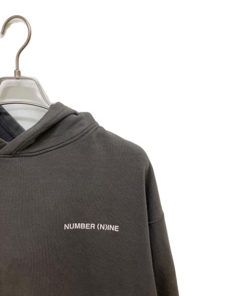 NUMBER (N)INE（ナンバーナイン）NUMBER (N)INE (ナンバーナイン) COMMON BASE (コモン ベース) ロゴパーカー グレー サイズ:Mの古着・服飾アイテム