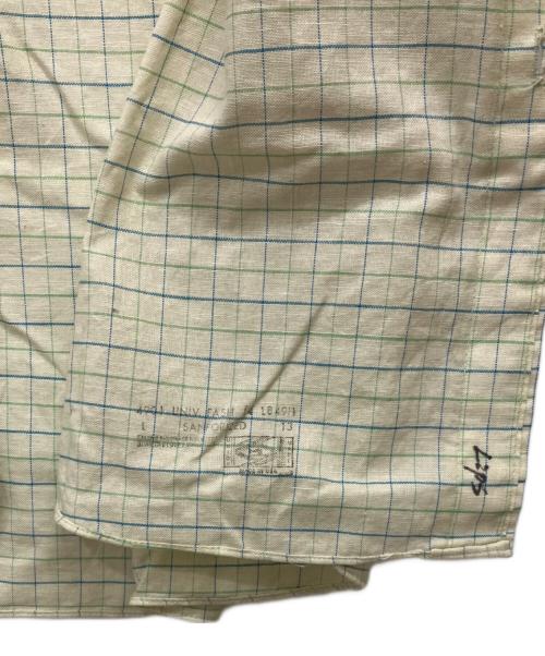 ARROW（アロー）ARROW (アロー) チェックシャツ イエロー サイズ:Lの古着・服飾アイテム
