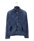 DIESELディーゼル）の古着「S-WAFCOOL-ZIP-LS ジップアップスウェット」｜ブルー