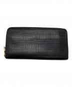 LOEWEロエベ）の古着「LINEN ZIP AROUND WALLET/アナグラムラウンドウォレット」｜ブラック