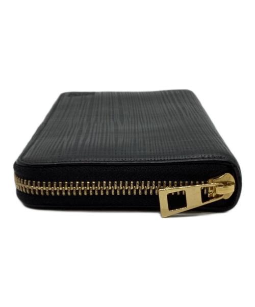 LOEWE（ロエベ）LOEWE (ロエベ) LINEN ZIP AROUND WALLET/アナグラムラウンドウォレット ブラックの古着・服飾アイテム
