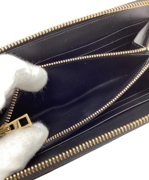 LOEWE（ロエベ）LOEWE (ロエベ) LINEN ZIP AROUND WALLET/アナグラムラウンドウォレット ブラックの古着・服飾アイテム