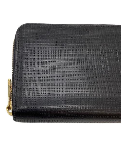 LOEWE（ロエベ）LOEWE (ロエベ) LINEN ZIP AROUND WALLET/アナグラムラウンドウォレット ブラックの古着・服飾アイテム