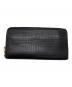 LOEWE（ロエベ）の古着「LINEN ZIP AROUND WALLET/アナグラムラウンドウォレット」｜ブラック