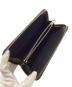 中古・古着 LOEWE (ロエベ) LINEN ZIP AROUND WALLET/アナグラムラウンドウォレット ブラック：20000円