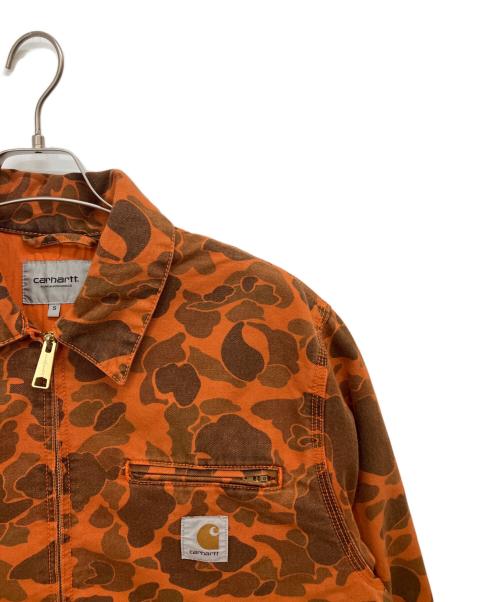 Carhartt WIP（カーハート ワーク イン プログレス）CARHARTT WIP (カーハート ワーク イン プログレス) DUCK DETROIT JACKET オレンジ サイズ:Sの古着・服飾アイテム