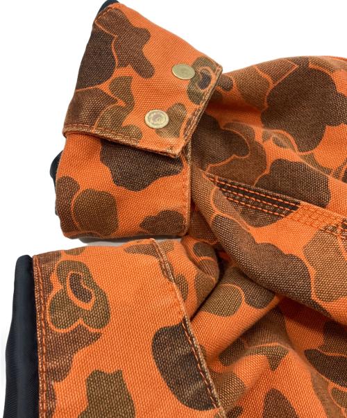 Carhartt WIP（カーハート ワーク イン プログレス）CARHARTT WIP (カーハート ワーク イン プログレス) DUCK DETROIT JACKET オレンジ サイズ:Sの古着・服飾アイテム