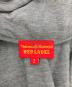 中古・古着 Vivienne Westwood RED LABEL (ヴィヴィアンウエストウッドレッドレーベル) ジップアップカーディガン グレー サイズ:2：13000円