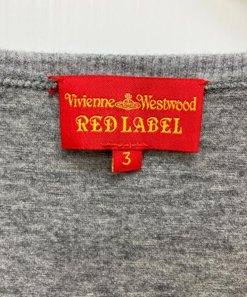 Vivienne Westwood RED LABEL（ヴィヴィアンウエストウッドレッドレーベル）Vivienne Westwood RED LABEL (ヴィヴィアンウエストウッドレッドレーベル) カットソー グレー サイズ:3の古着・服飾アイテム