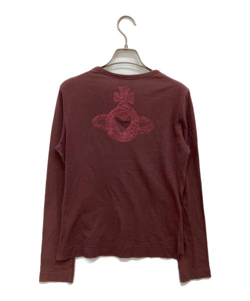 Vivienne Westwood RED LABEL（ヴィヴィアンウエストウッドレッドレーベル）Vivienne Westwood RED LABEL (ヴィヴィアンウエストウッドレッドレーベル) カーディガン エンジ サイズ:3の古着・服飾アイテム