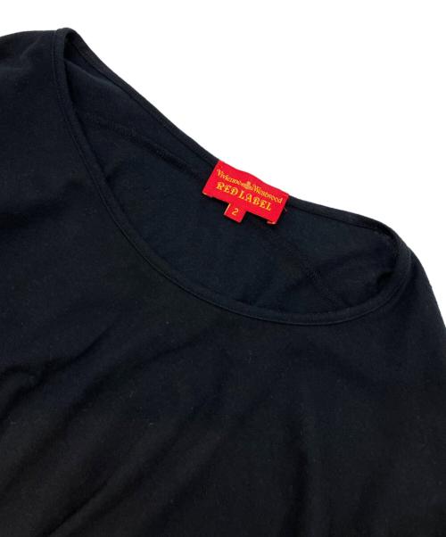 Vivienne Westwood RED LABEL（ヴィヴィアンウエストウッドレッドレーベル）Vivienne Westwood RED LABEL (ヴィヴィアンウエストウッドレッドレーベル) 長袖カットソー ブラック サイズ:2の古着・服飾アイテム