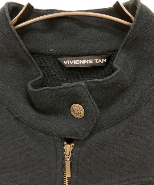VIVIENNE TAM（ヴィヴィアンタム）VIVIENNE TAM (ヴィヴィアンタム) ジップアップジャケット ブラック サイズ:2の古着・服飾アイテム