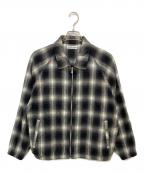 Cabaret Povalキャバレーポバール）の古着「Ombre Check Drizzler Shirt」｜ブラウン