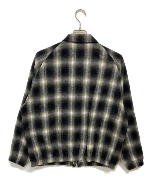 Cabaret Poval（キャバレーポバール）cabaret poval (キャバレーポバール) Ombre Check Drizzler Shirt ブラウン サイズ:Mの古着・服飾アイテム