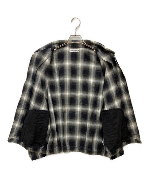 Cabaret Poval（キャバレーポバール）cabaret poval (キャバレーポバール) Ombre Check Drizzler Shirt ブラウン サイズ:Mの古着・服飾アイテム