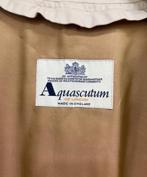 Aquascutum（アクアスキュータム）Aquascutum (アクアスキュータム) ロングコート ベージュ サイズ:-の古着・服飾アイテム
