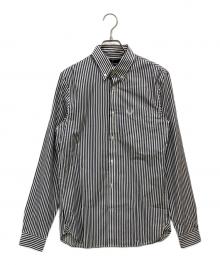 FRED PERRY（フレッドペリー）の古着「ストライプシャツ」｜ネイビー