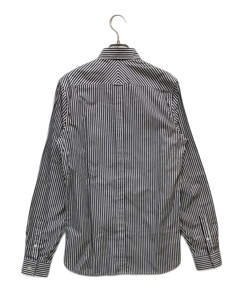 FRED PERRY（フレッドペリー）FRED PERRY (フレッドペリー) ストライプシャツ ネイビー サイズ:XSの古着・服飾アイテム