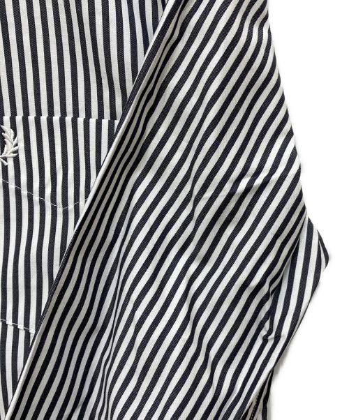 FRED PERRY（フレッドペリー）FRED PERRY (フレッドペリー) ストライプシャツ ネイビー サイズ:XSの古着・服飾アイテム