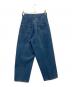 bow.a (ボウ・エー) DENIM TUCK PANTS ブルー サイズ:ｓ：9000円