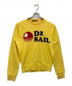 DSQUARED2ディースクエアード）の古着「D2 SAIL Sweatshirt」｜イエロー