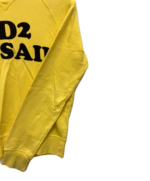 DSQUARED2（ディースクエアード）DSQUARED2 (ディースクエアード) D2 SAIL Sweatshirt イエロー サイズ:Fの古着・服飾アイテム