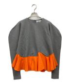 ）の古着「Ponte peplam tops」｜グレー