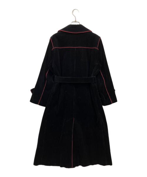Yves Saint Laurent（イヴサンローラン）Yves Saint Laurent (イヴサンローラン) ベロアコート ブラック サイズ:Fの古着・服飾アイテム