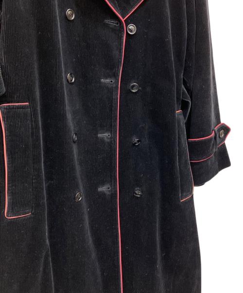 Yves Saint Laurent（イヴサンローラン）Yves Saint Laurent (イヴサンローラン) ベロアコート ブラック サイズ:Fの古着・服飾アイテム