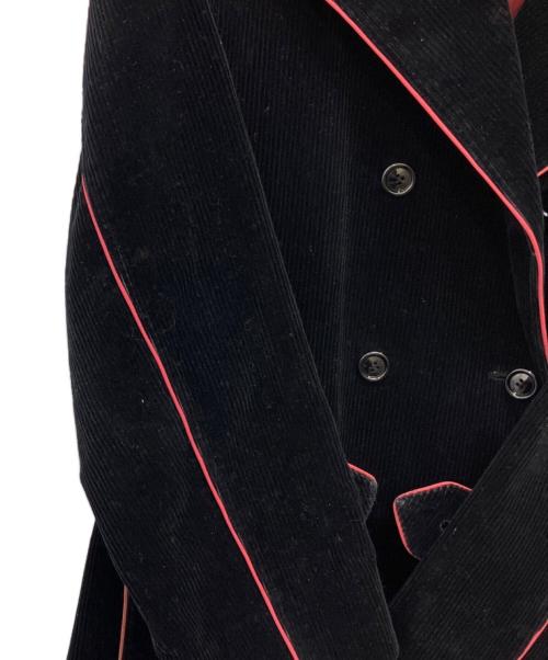Yves Saint Laurent（イヴサンローラン）Yves Saint Laurent (イヴサンローラン) ベロアコート ブラック サイズ:Fの古着・服飾アイテム