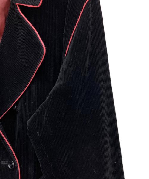 Yves Saint Laurent（イヴサンローラン）Yves Saint Laurent (イヴサンローラン) ベロアコート ブラック サイズ:Fの古着・服飾アイテム
