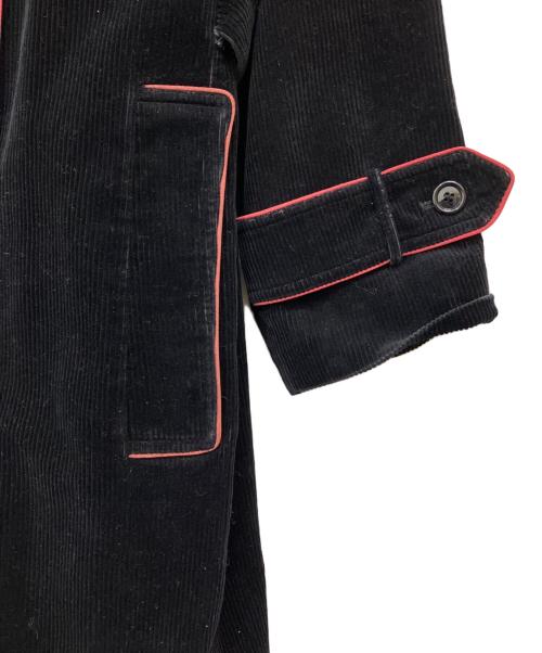 Yves Saint Laurent（イヴサンローラン）Yves Saint Laurent (イヴサンローラン) ベロアコート ブラック サイズ:Fの古着・服飾アイテム