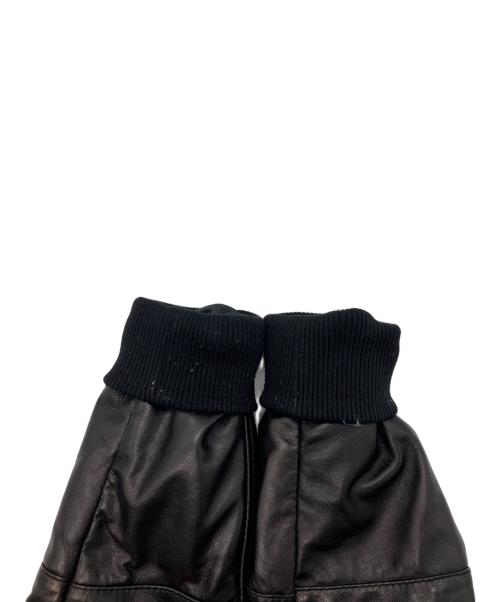 L ism（L ism）L ism (L ism) 羊革ダウンジャケット ブラック サイズ:Lの古着・服飾アイテム