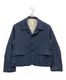 URU（ウル）の古着「WOOL DENIM / 4 BUTTON JACKET」｜ブルー