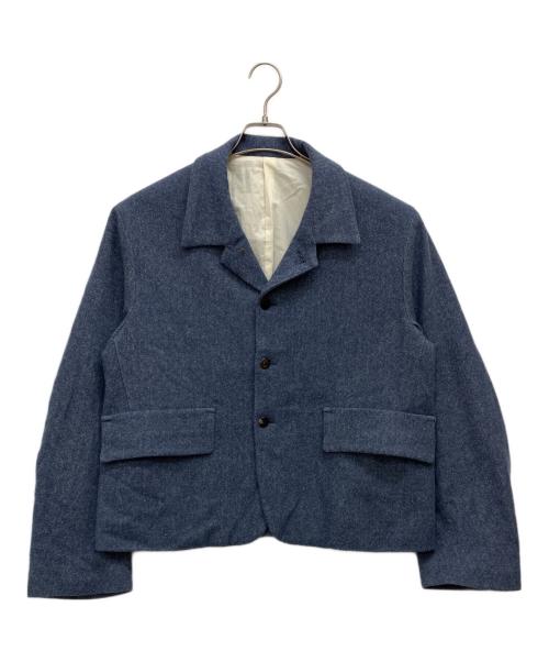 URU（ウル）uru (ウル) WOOL DENIM / 4 BUTTON JACKET ブルー サイズ:SIZE 2の古着・服飾アイテム